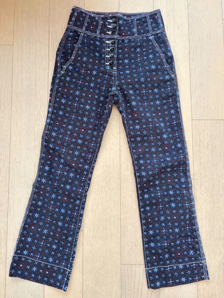 Rare Ulla Johnson Print Jeans